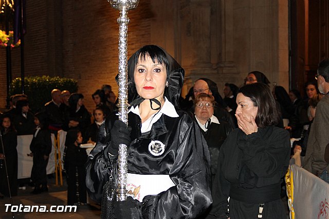 Procesin del Santo Entierro (Salida) - Viernes Santo noche - Semana Santa Totana 2015 - 406