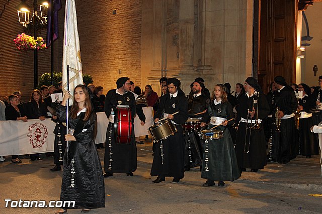 Procesin del Santo Entierro (Salida) - Viernes Santo noche - Semana Santa Totana 2015 - 413