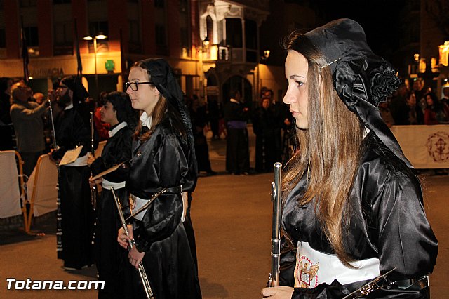 Procesin del Santo Entierro (Salida) - Viernes Santo noche - Semana Santa Totana 2015 - 420