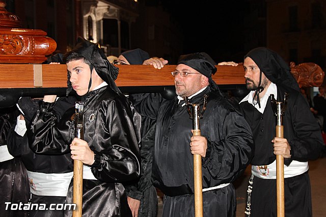 Procesin del Santo Entierro (Salida) - Viernes Santo noche - Semana Santa Totana 2015 - 429