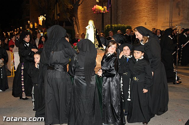 Procesin del Santo Entierro (Salida) - Viernes Santo noche - Semana Santa Totana 2015 - 431