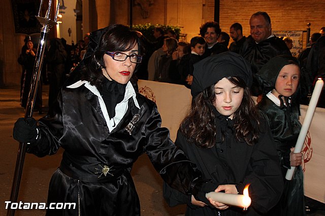 Procesin del Santo Entierro (Salida) - Viernes Santo noche - Semana Santa Totana 2015 - 437