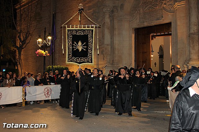 Procesin del Santo Entierro (Salida) - Viernes Santo noche - Semana Santa Totana 2015 - 438