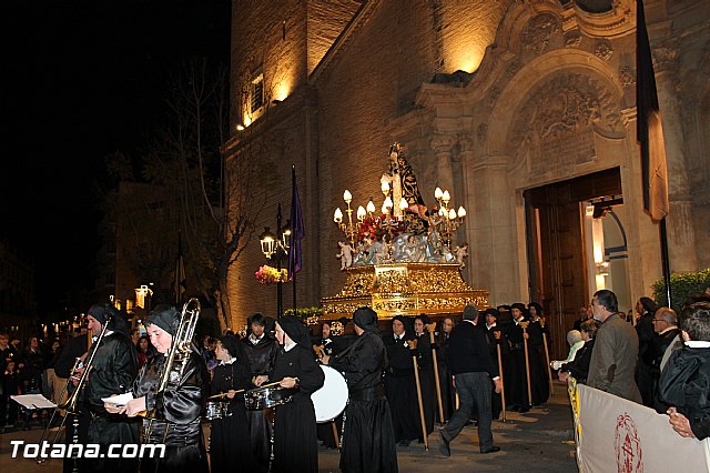 Procesin del Santo Entierro (Salida) - Viernes Santo noche - Semana Santa Totana 2015 - 453