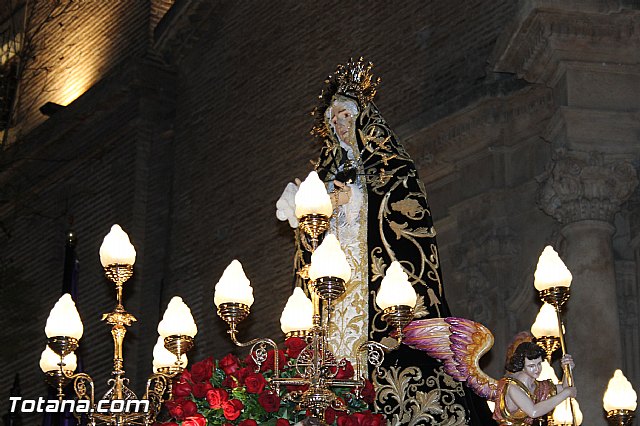 Procesin del Santo Entierro (Salida) - Viernes Santo noche - Semana Santa Totana 2015 - 455
