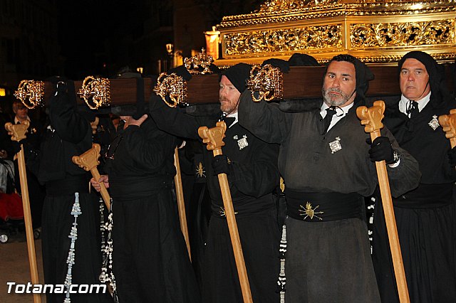 Procesin del Santo Entierro (Salida) - Viernes Santo noche - Semana Santa Totana 2015 - 457
