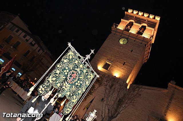 Procesin del Santo Entierro (Recogida) - Viernes Santo noche - Semana Santa Totana 2015 - 6