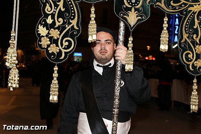 Procesin del Santo Entierro (Recogida) - Viernes Santo noche - Semana Santa Totana 2015 - 7