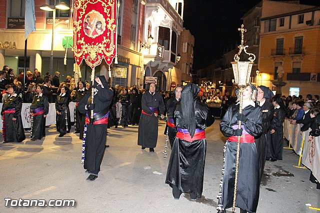 Procesin del Santo Entierro (Recogida) - Viernes Santo noche - Semana Santa Totana 2015 - 17