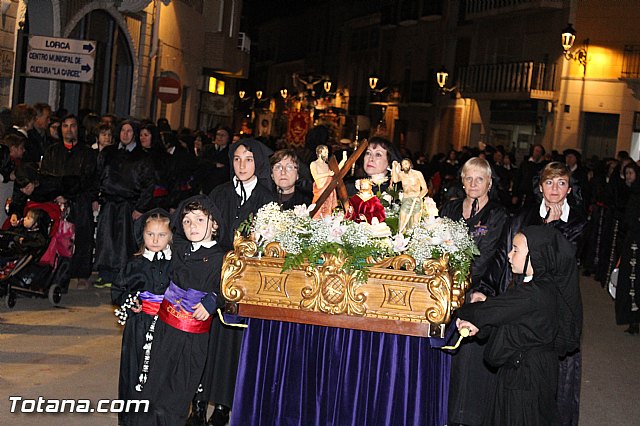 Procesin del Santo Entierro (Recogida) - Viernes Santo noche - Semana Santa Totana 2015 - 21