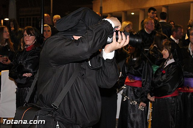 Procesin del Santo Entierro (Recogida) - Viernes Santo noche - Semana Santa Totana 2015 - 24