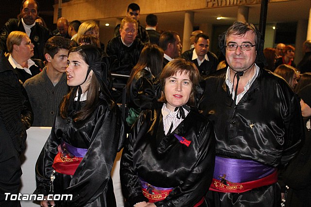 Procesin del Santo Entierro (Recogida) - Viernes Santo noche - Semana Santa Totana 2015 - 25