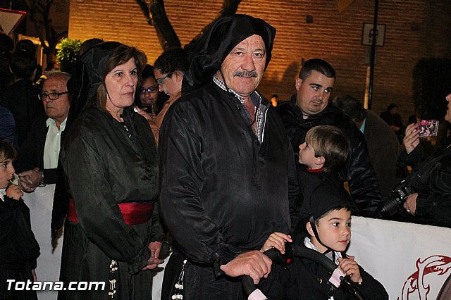 Procesin del Santo Entierro (Recogida) - Viernes Santo noche - Semana Santa Totana 2015 - 27