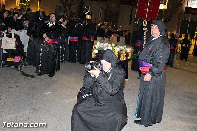 Procesin del Santo Entierro (Recogida) - Viernes Santo noche - Semana Santa Totana 2015 - 35