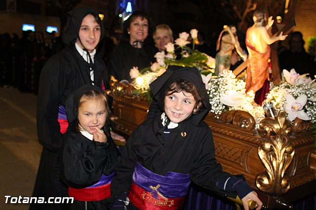 Procesin del Santo Entierro (Recogida) - Viernes Santo noche - Semana Santa Totana 2015 - 36