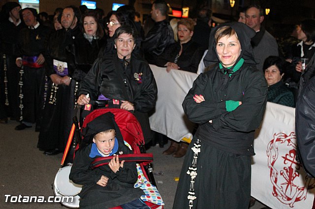 Procesin del Santo Entierro (Recogida) - Viernes Santo noche - Semana Santa Totana 2015 - 38