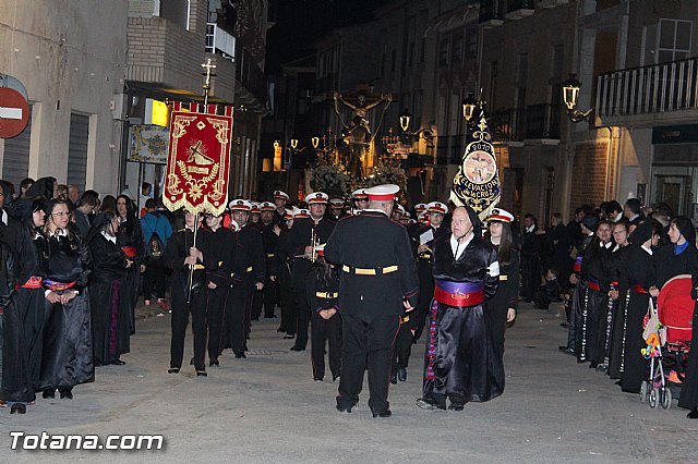 Procesin del Santo Entierro (Recogida) - Viernes Santo noche - Semana Santa Totana 2015 - 39