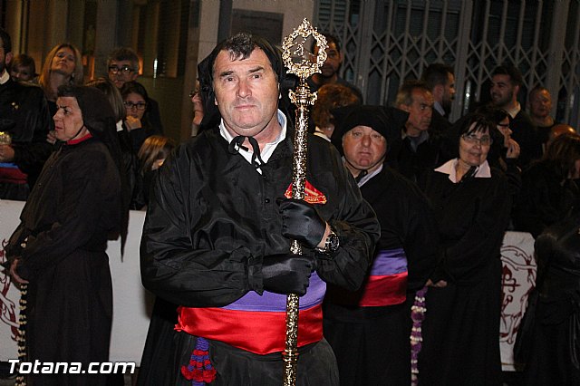Procesin del Santo Entierro (Recogida) - Viernes Santo noche - Semana Santa Totana 2015 - 43