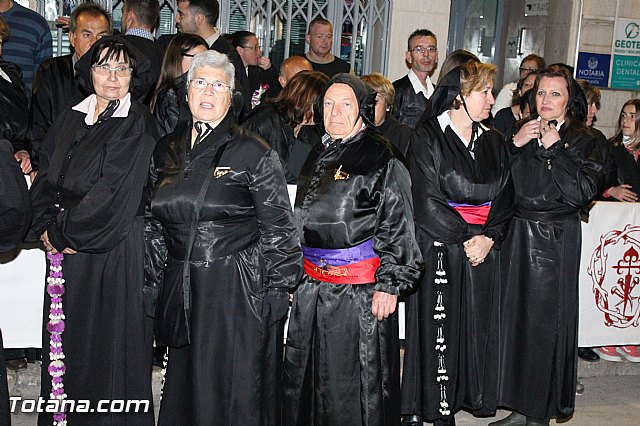 Procesin del Santo Entierro (Recogida) - Viernes Santo noche - Semana Santa Totana 2015 - 44