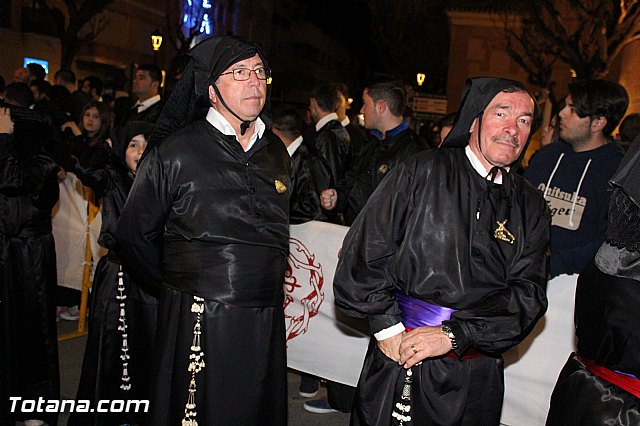 Procesin del Santo Entierro (Recogida) - Viernes Santo noche - Semana Santa Totana 2015 - 45