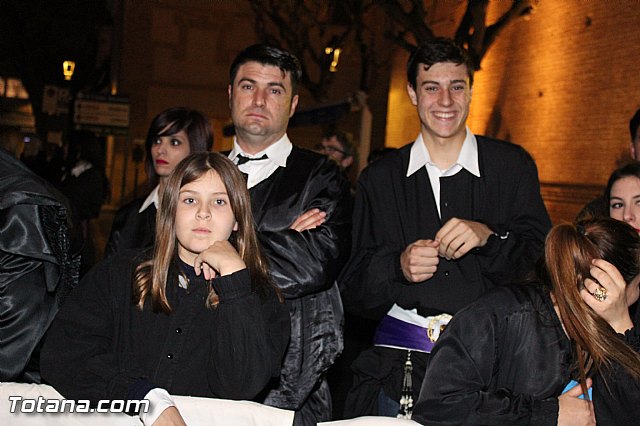 Procesin del Santo Entierro (Recogida) - Viernes Santo noche - Semana Santa Totana 2015 - 54