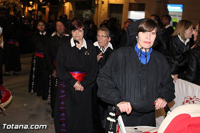 Procesin del Santo Entierro (Recogida) - Viernes Santo noche - Semana Santa Totana 2015 - 59
