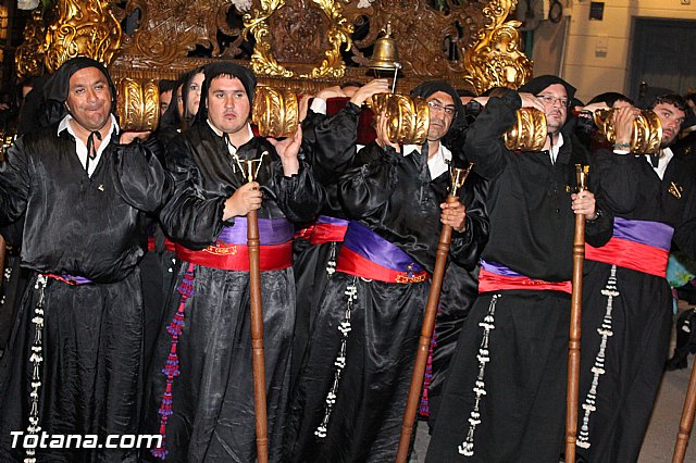 Procesin del Santo Entierro (Recogida) - Viernes Santo noche - Semana Santa Totana 2015 - 61