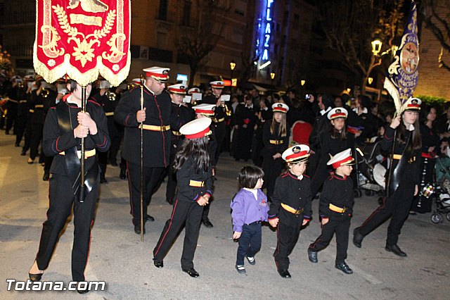 Procesin del Santo Entierro (Recogida) - Viernes Santo noche - Semana Santa Totana 2015 - 63