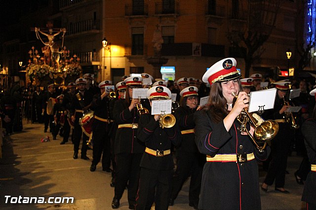 Procesin del Santo Entierro (Recogida) - Viernes Santo noche - Semana Santa Totana 2015 - 65