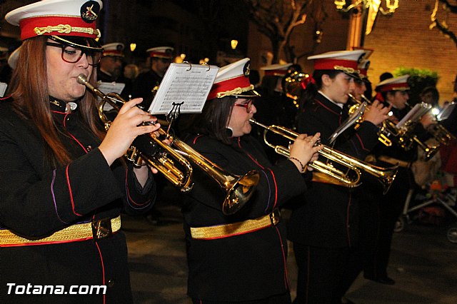 Procesin del Santo Entierro (Recogida) - Viernes Santo noche - Semana Santa Totana 2015 - 67