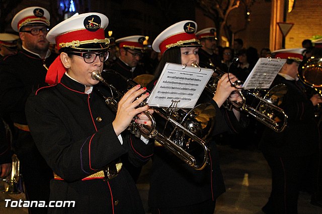 Procesin del Santo Entierro (Recogida) - Viernes Santo noche - Semana Santa Totana 2015 - 68