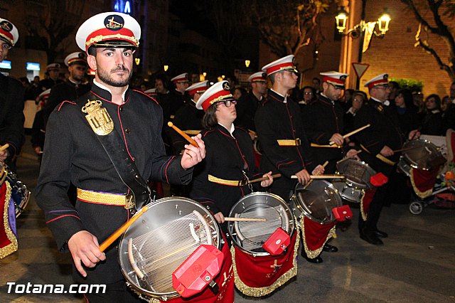Procesin del Santo Entierro (Recogida) - Viernes Santo noche - Semana Santa Totana 2015 - 69