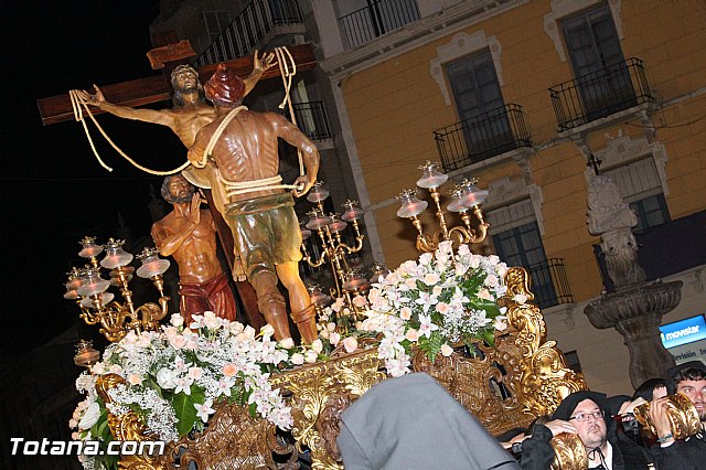 Procesin del Santo Entierro (Recogida) - Viernes Santo noche - Semana Santa Totana 2015 - 72