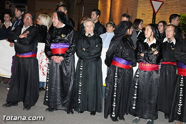 Procesin del Santo Entierro (Recogida) - Viernes Santo noche - Semana Santa Totana 2015 - 73