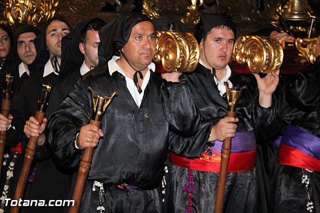 Procesin del Santo Entierro (Recogida) - Viernes Santo noche - Semana Santa Totana 2015 - 75