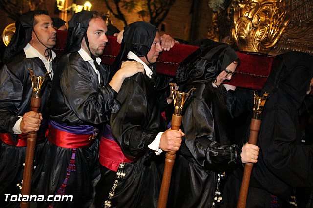 Procesin del Santo Entierro (Recogida) - Viernes Santo noche - Semana Santa Totana 2015 - 86