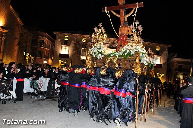 Procesin del Santo Entierro (Recogida) - Viernes Santo noche - Semana Santa Totana 2015 - 87