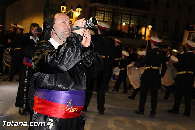 Procesin del Santo Entierro (Recogida) - Viernes Santo noche - Semana Santa Totana 2015 - 91