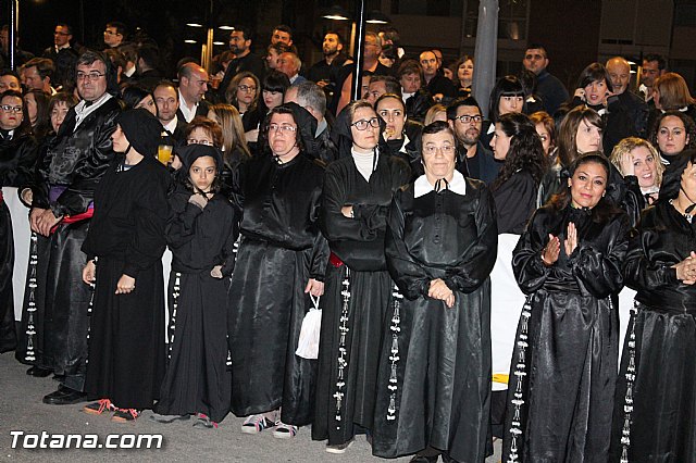 Procesin del Santo Entierro (Recogida) - Viernes Santo noche - Semana Santa Totana 2015 - 92