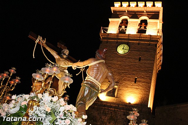 Procesin del Santo Entierro (Recogida) - Viernes Santo noche - Semana Santa Totana 2015 - 93