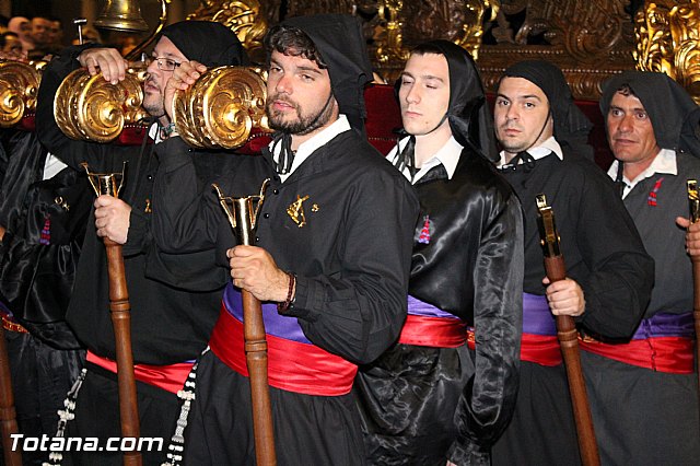 Procesin del Santo Entierro (Recogida) - Viernes Santo noche - Semana Santa Totana 2015 - 94