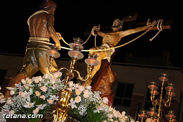 Procesin del Santo Entierro (Recogida) - Viernes Santo noche - Semana Santa Totana 2015 - 95