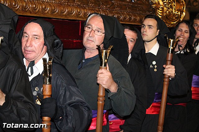Procesin del Santo Entierro (Recogida) - Viernes Santo noche - Semana Santa Totana 2015 - 97