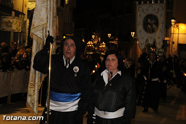 Procesin del Santo Entierro (Recogida) - Viernes Santo noche - Semana Santa Totana 2015 - 101