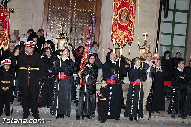 Procesin del Santo Entierro (Recogida) - Viernes Santo noche - Semana Santa Totana 2015 - 103