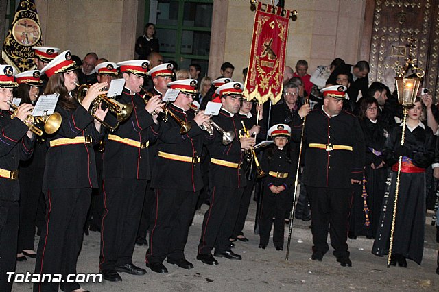 Procesin del Santo Entierro (Recogida) - Viernes Santo noche - Semana Santa Totana 2015 - 104