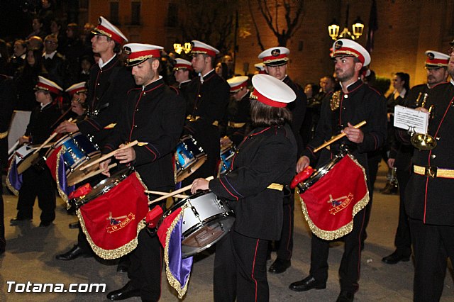 Procesin del Santo Entierro (Recogida) - Viernes Santo noche - Semana Santa Totana 2015 - 107