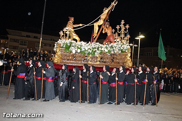 Procesin del Santo Entierro (Recogida) - Viernes Santo noche - Semana Santa Totana 2015 - 108