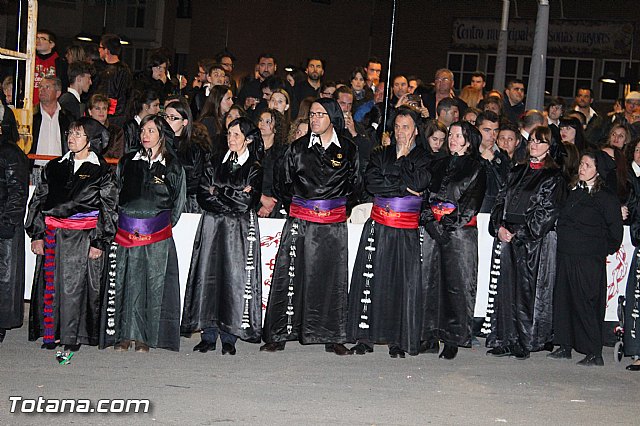 Procesin del Santo Entierro (Recogida) - Viernes Santo noche - Semana Santa Totana 2015 - 110