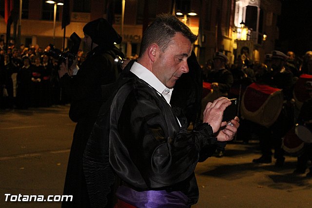 Procesin del Santo Entierro (Recogida) - Viernes Santo noche - Semana Santa Totana 2015 - 112